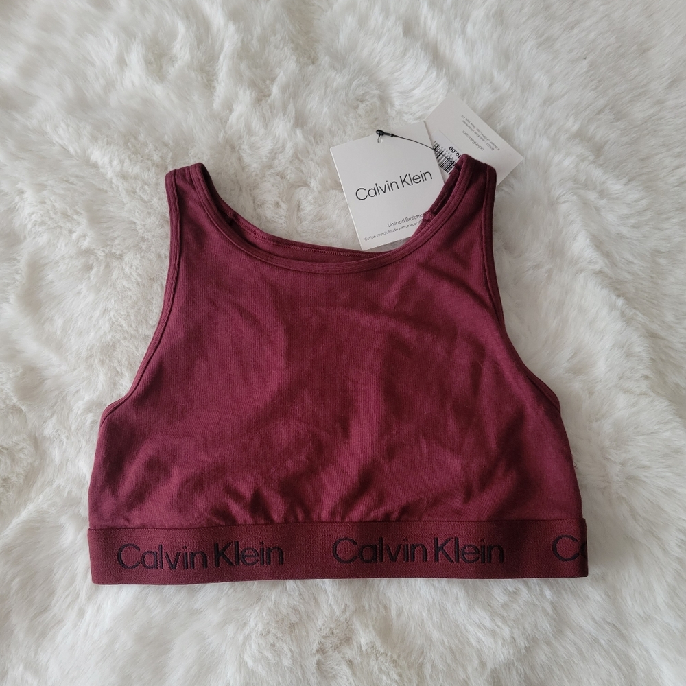 🥀CALVIN KLEIN BRAND NEW UNLINED BRALETTE SIZE L